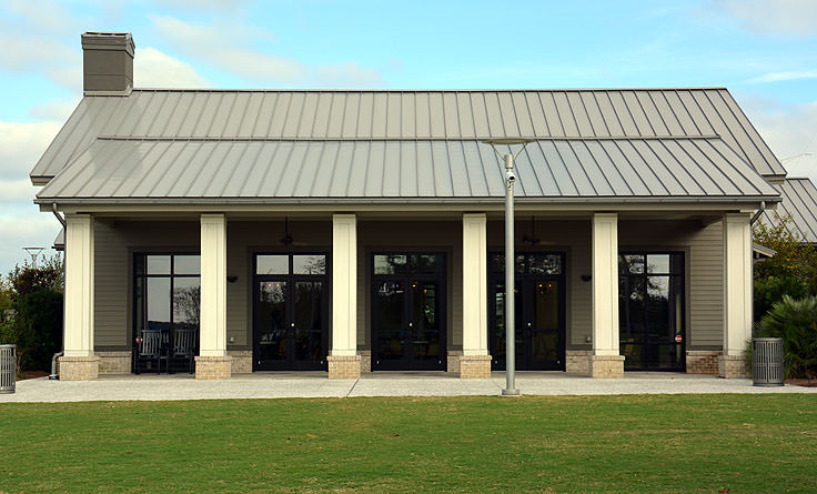 Welcome center at Waterfront Memorial Park in Mt. Pleasant, SC